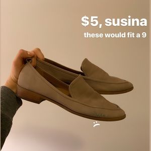 Tan loafers
